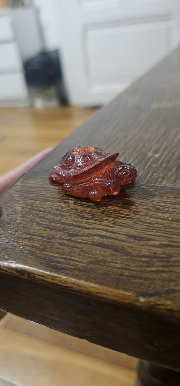 Statuette: bernstein tortue vintage – Nuovo e nell'imballaggio originale da Lausanne venduto da Delaquinta88 2