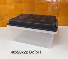Aufbewahrungsboxen mit Deckel neu Stk