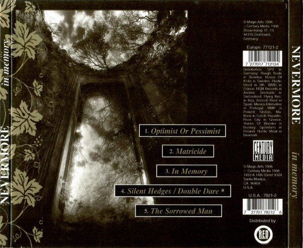 CDs: Nevermore - In Memory (Digipack) – Gebraucht aus Uzwil von visions77 1