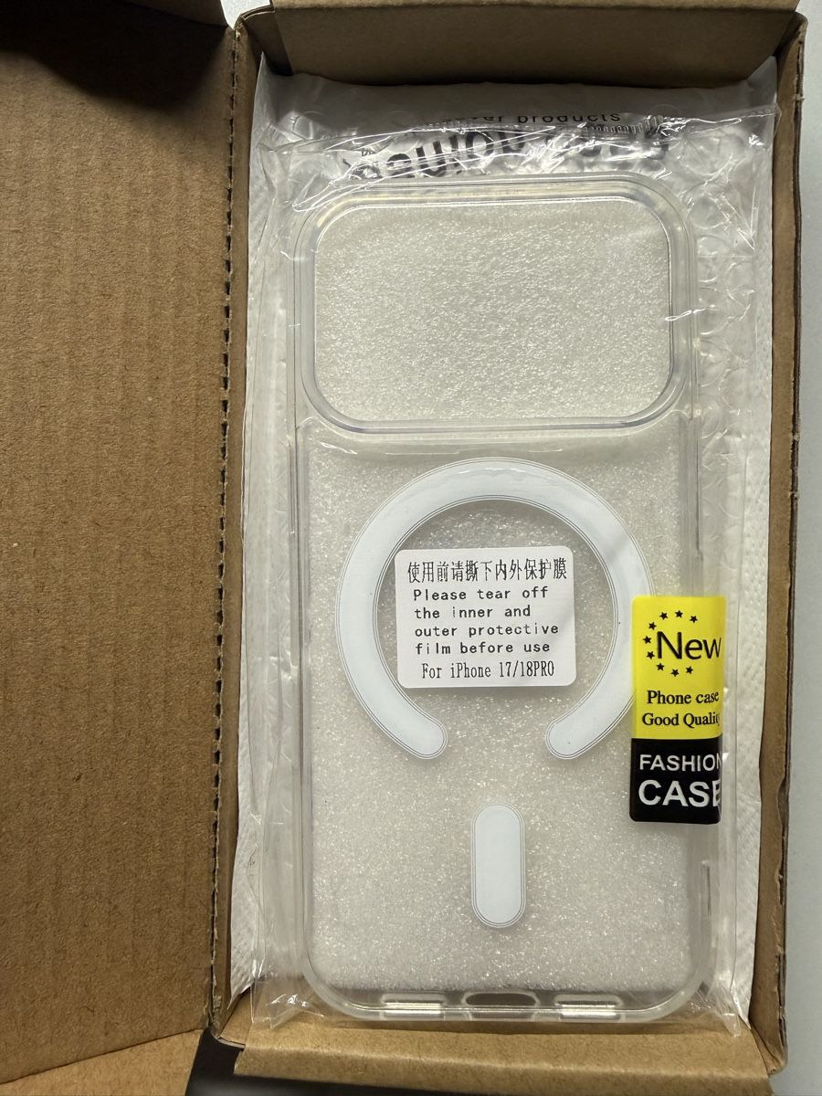 Cover & Protezioni schermo: Coque transparente pour iPhone 18 Pro neuf – Nuovo e nell'imballaggio originale da Lausanne venduto da Licio7 1