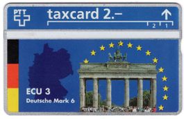 ECU 3, Deutschland Göde - seltene Firmen Taxcard