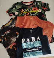 4 T-Shirts:1x ärmellos und 3 Shirts tolle Designs 146-164