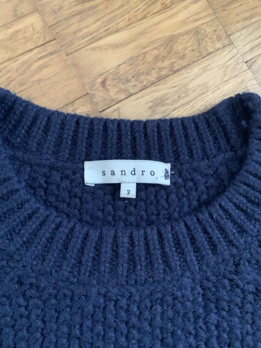 Pulls & Sweat-shirts: Sandro alpaka mix pullover blaue – D'occasion à Zürich par Nikuska32 1