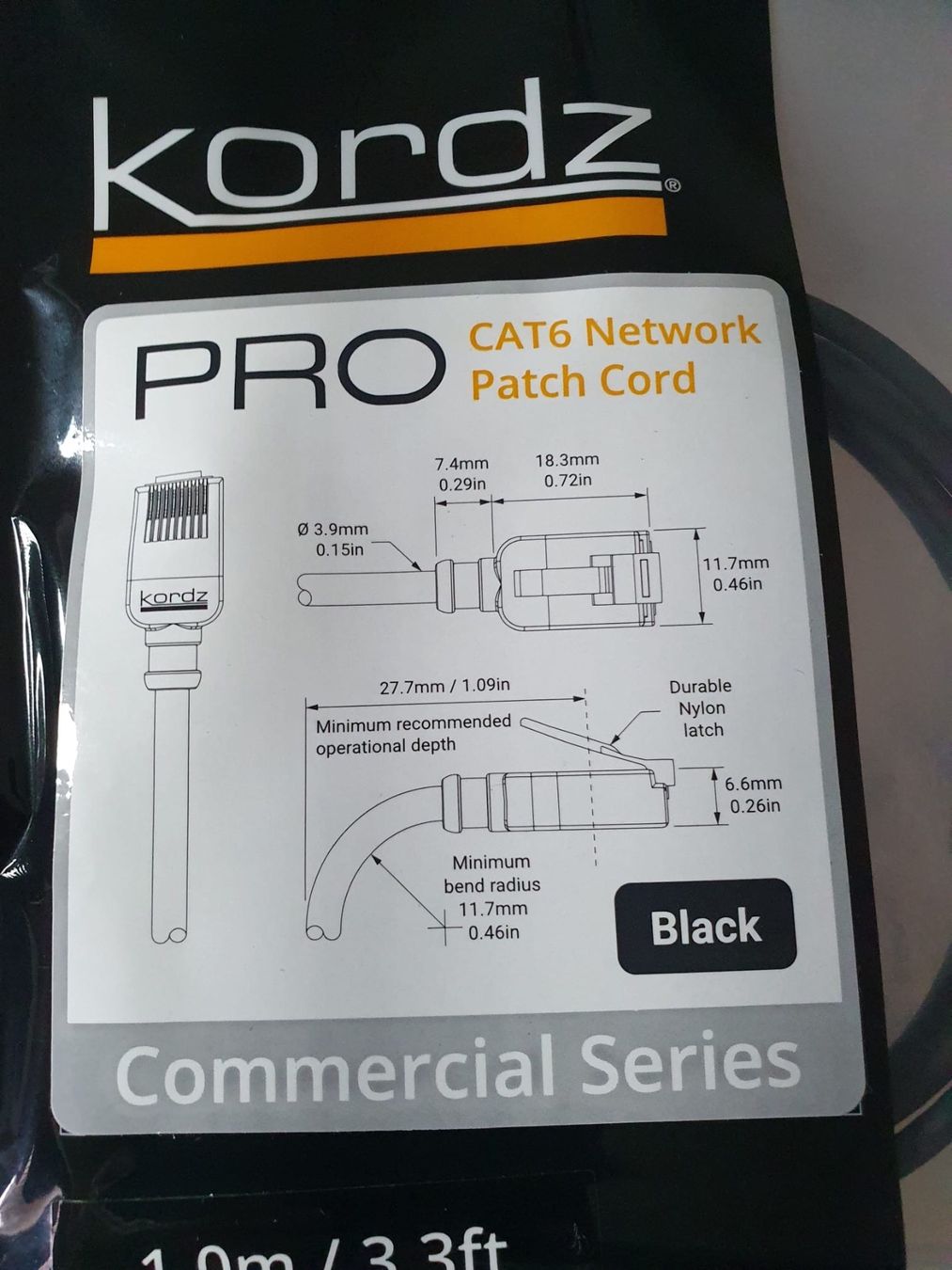 Kabel: 12x Ethernet Patch Cable 1m noir Pro UTP/CAT6 – Neu und originalverpackt aus Ueberstorf von Tommasomancini1947 1