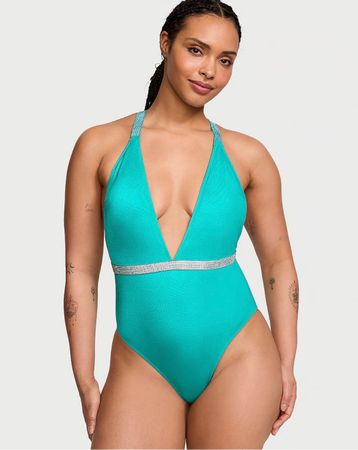 Victoria’s Secret One Piece Shine Strap Bikini M NEW