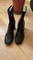 Schwarzi Stiefelette, Herbst/Winter, Gr. 38!