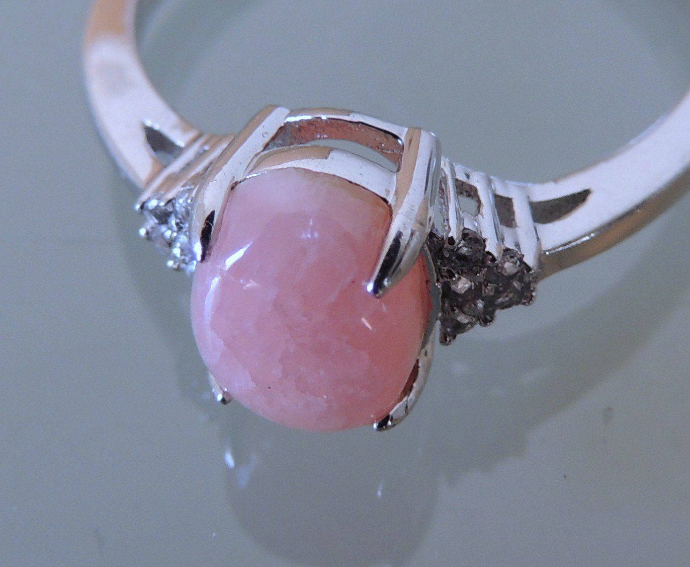 Anelli: Rhodochrosit Silber 925 Fingerring Gr. 54 – Usato da Waldenburg venduto da schaller707 3