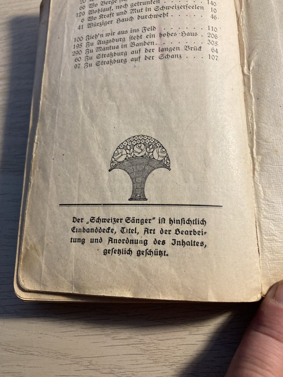 Livres: Buch Scheizer Sänger 1930 Singbuch – D'occasion à Aarwangen par to-hirschi 4