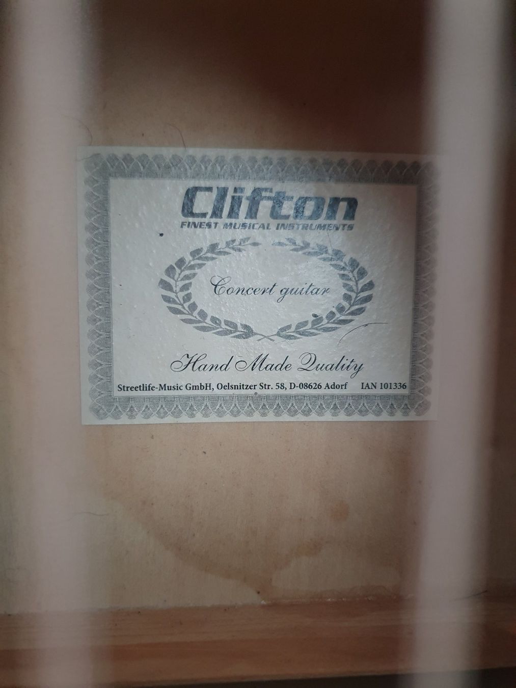 Strumenti musicali: Clifton Klassische Gitarre – Usato da Arth venduto da frey1993 1