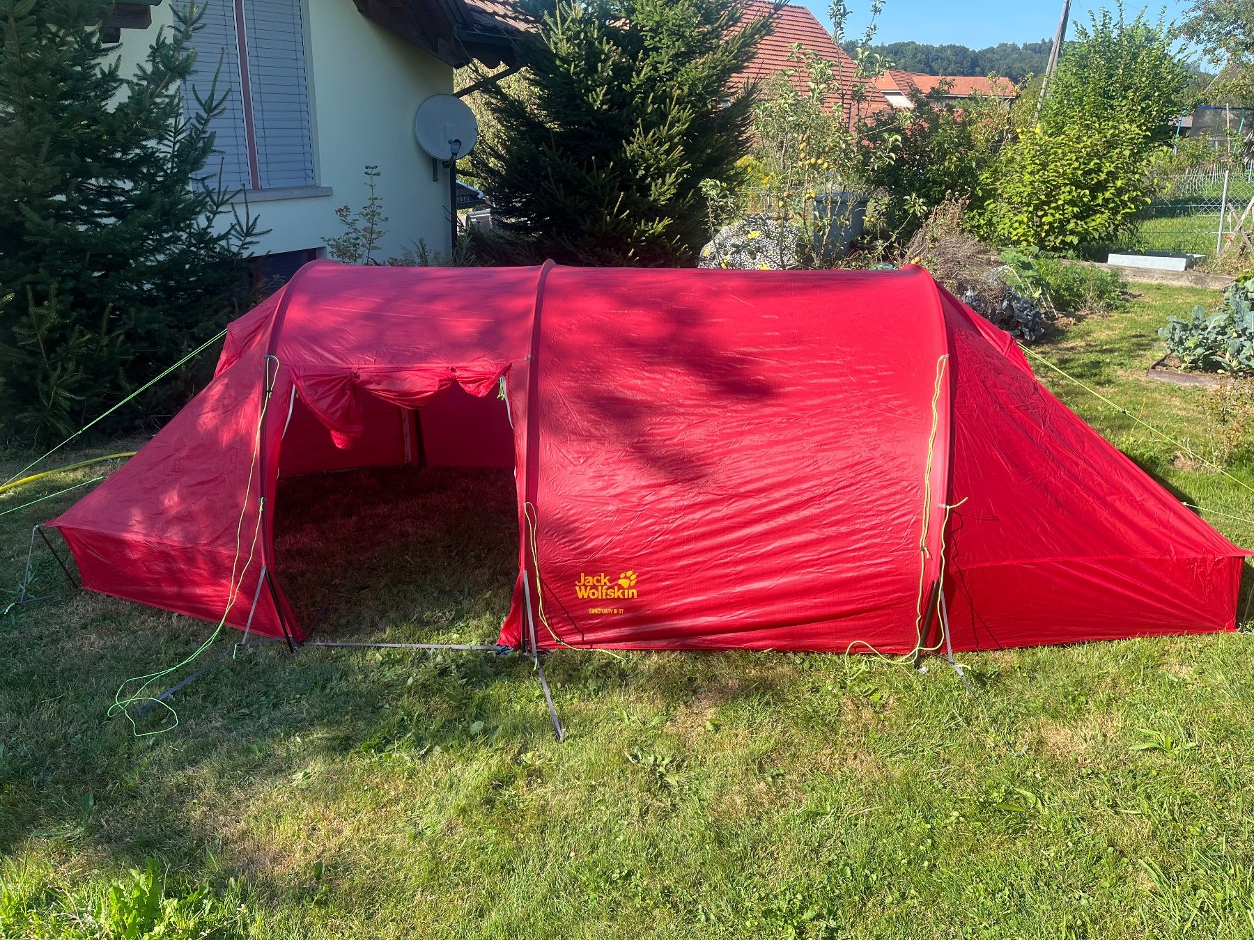 Jack Wolfskin Tende : Zelt Jack Wolfskin Sanctuary III RT – Usato da Bibern SO venduto da buffalo14 1
