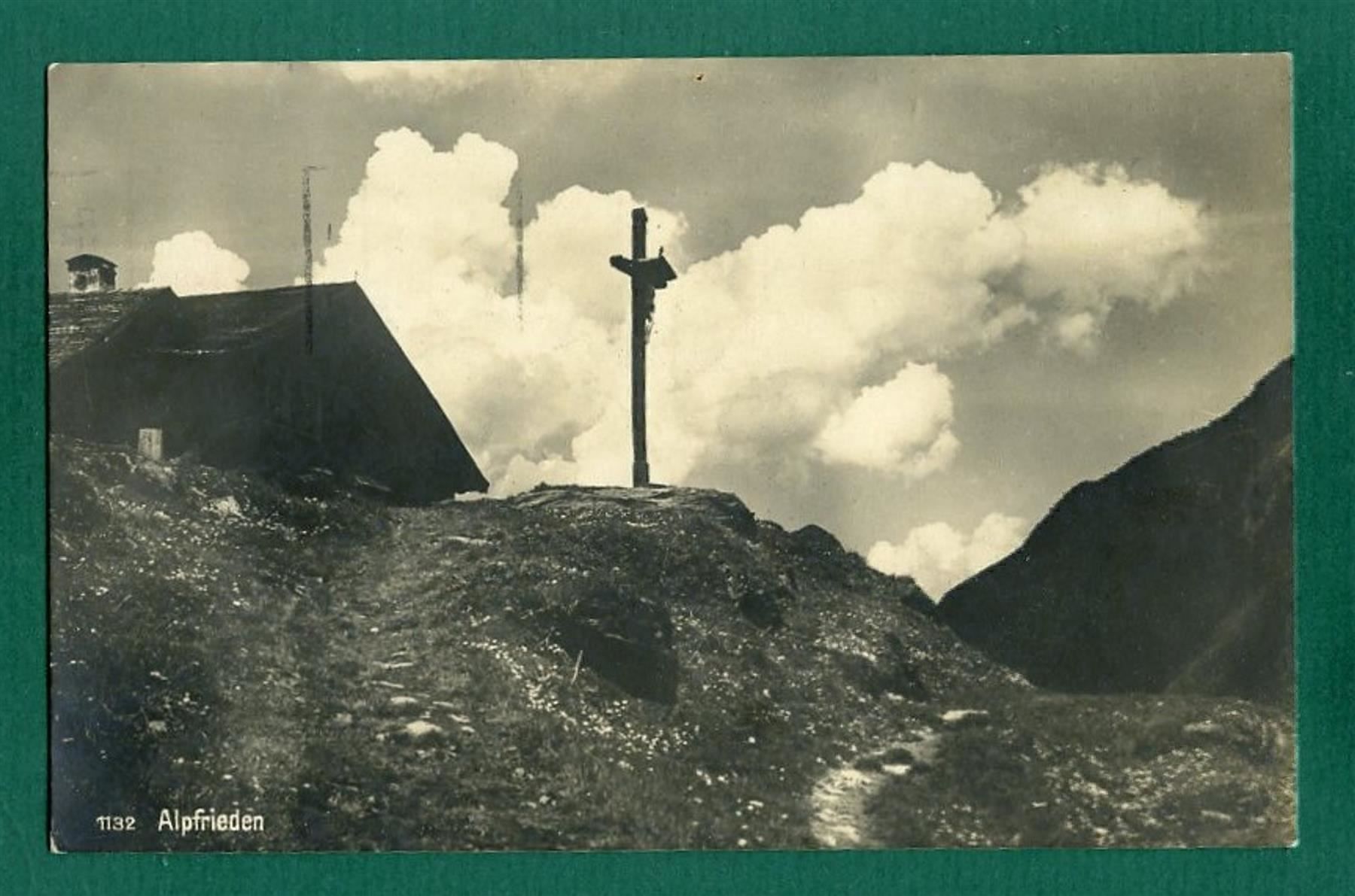 Cartoline postali: Alpfrieden, 1922, gelaufen – Usato da Sargans venduto da Hausi1951