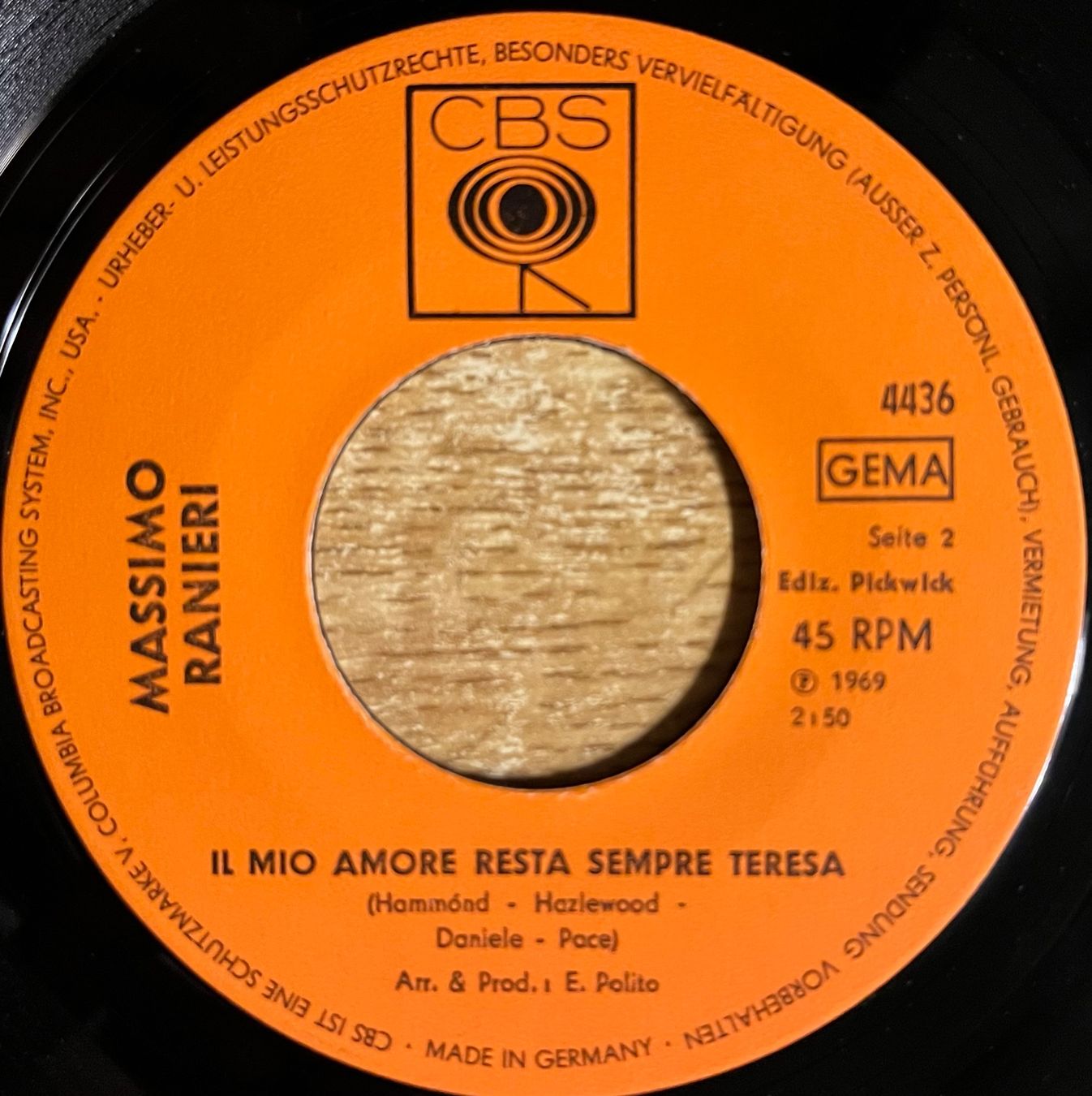 Schallplatten: MASSIMO RANIERI - ROSE ROSSE – Gebraucht aus Bussigny von vinyl-pas-cher 3
