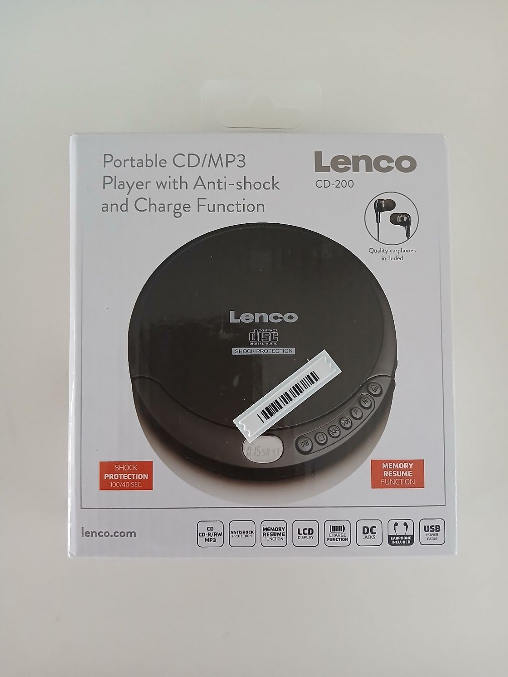 Lenco Audio- & Mediensysteme: Lenco CD-200 tragbarer CD/MP3 Player neuwertig – Neu (gemäss Beschreibung) aus Berikon von pil_thm8