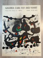 Plakat 1971 Joan Miro Galerie Carl van der Voort original
