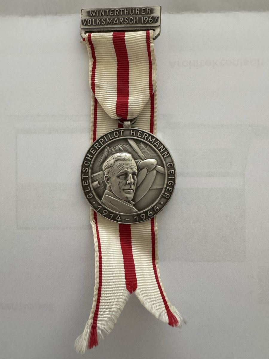 Medaillen: Medaille Gletscherpilot Hermann Geiger 1914-1966 – Gebraucht aus Zürich von Smarties13