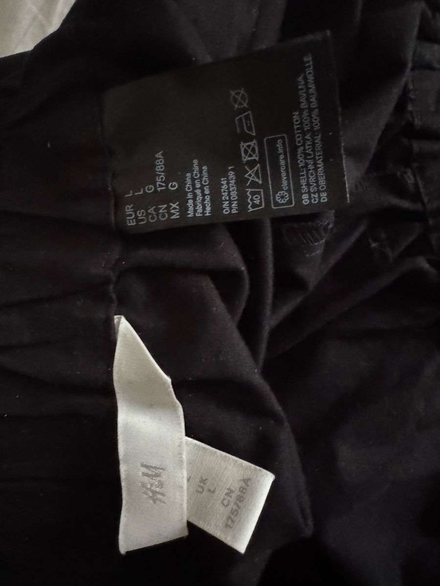 H&M Gonne: Schwarzer langer Rock mit Gürtelband, Grösse L – Usato da Cham venduto da matap1 2