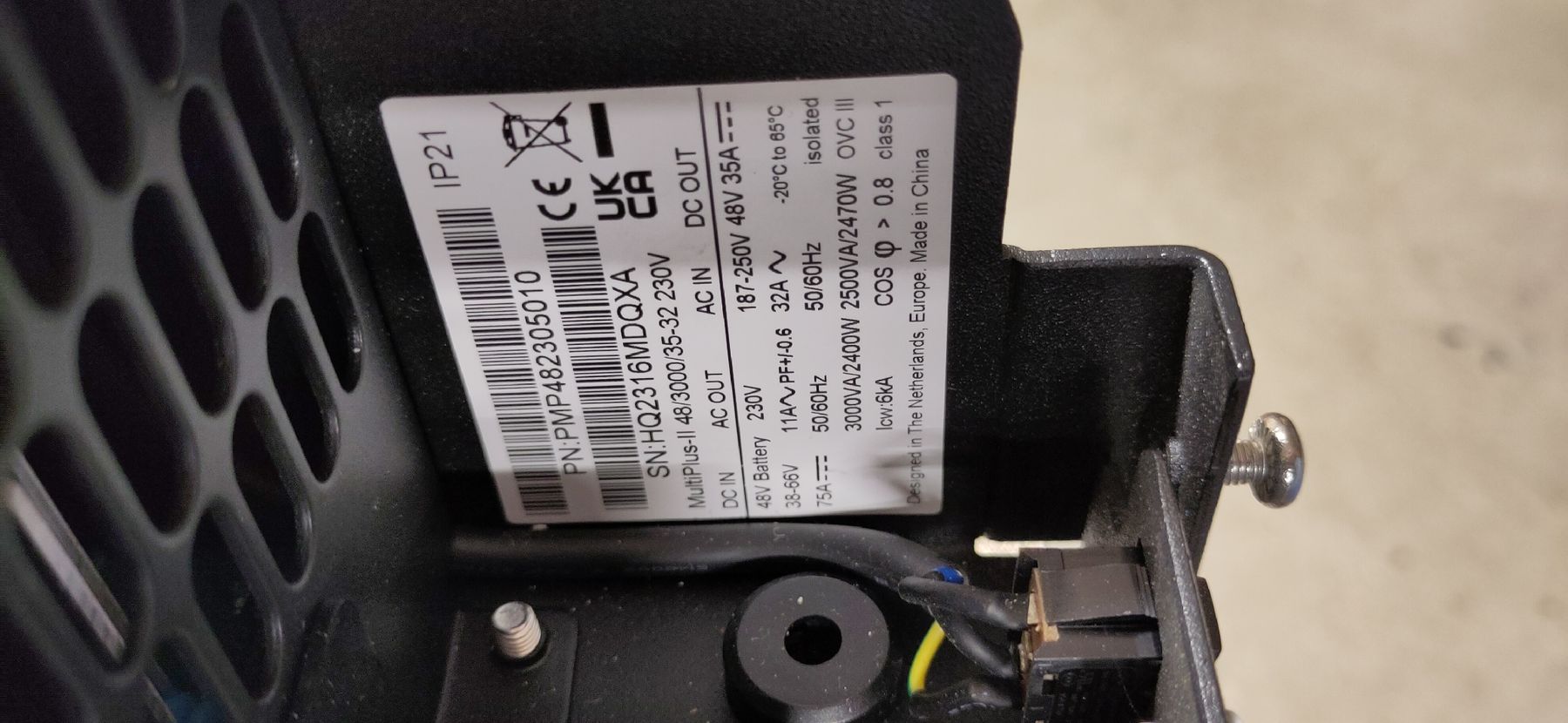 Victron Inverter: Victron Multiplus II 48/300 – Usato da Innertkirchen venduto da robi15blue 3