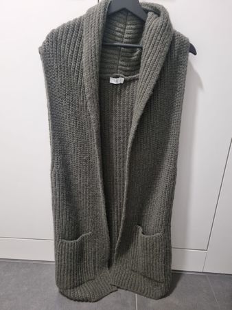 Stoff Gilet lang