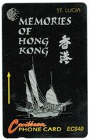Telefonkarte St. Lucia, Memories of Hongkong