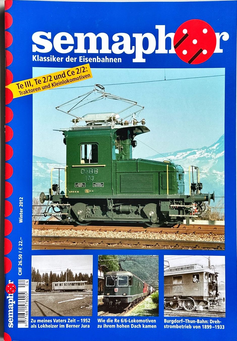Zeitschriften & Magazine: Semaphor Winter 2012 – Neu und originalverpackt aus Murgenthal von View