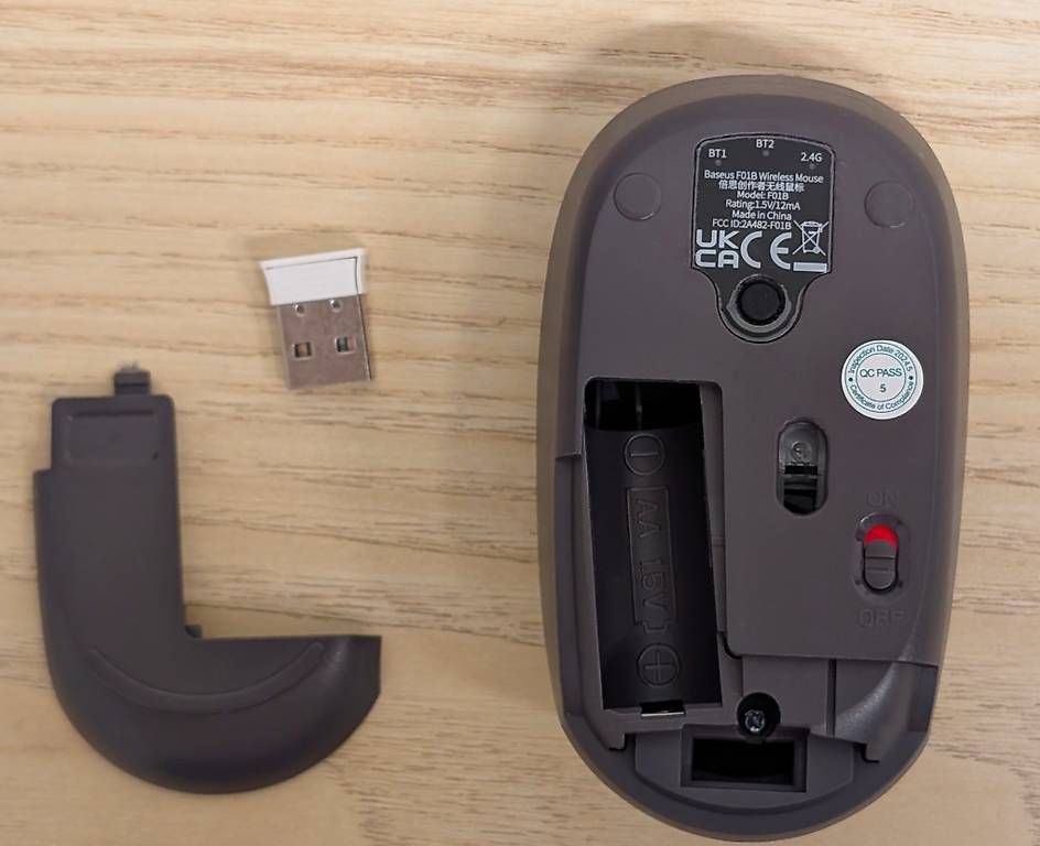Mouse: Baseus F01B Tri-Mode Wireless Mouse – Usato da Richterswil venduto da plisandro 1