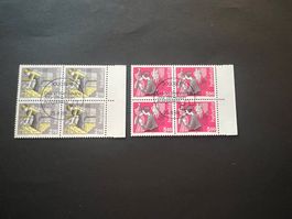 1989  Serie 782+784 Erstag gest.Viererblock mit Tab (K17)