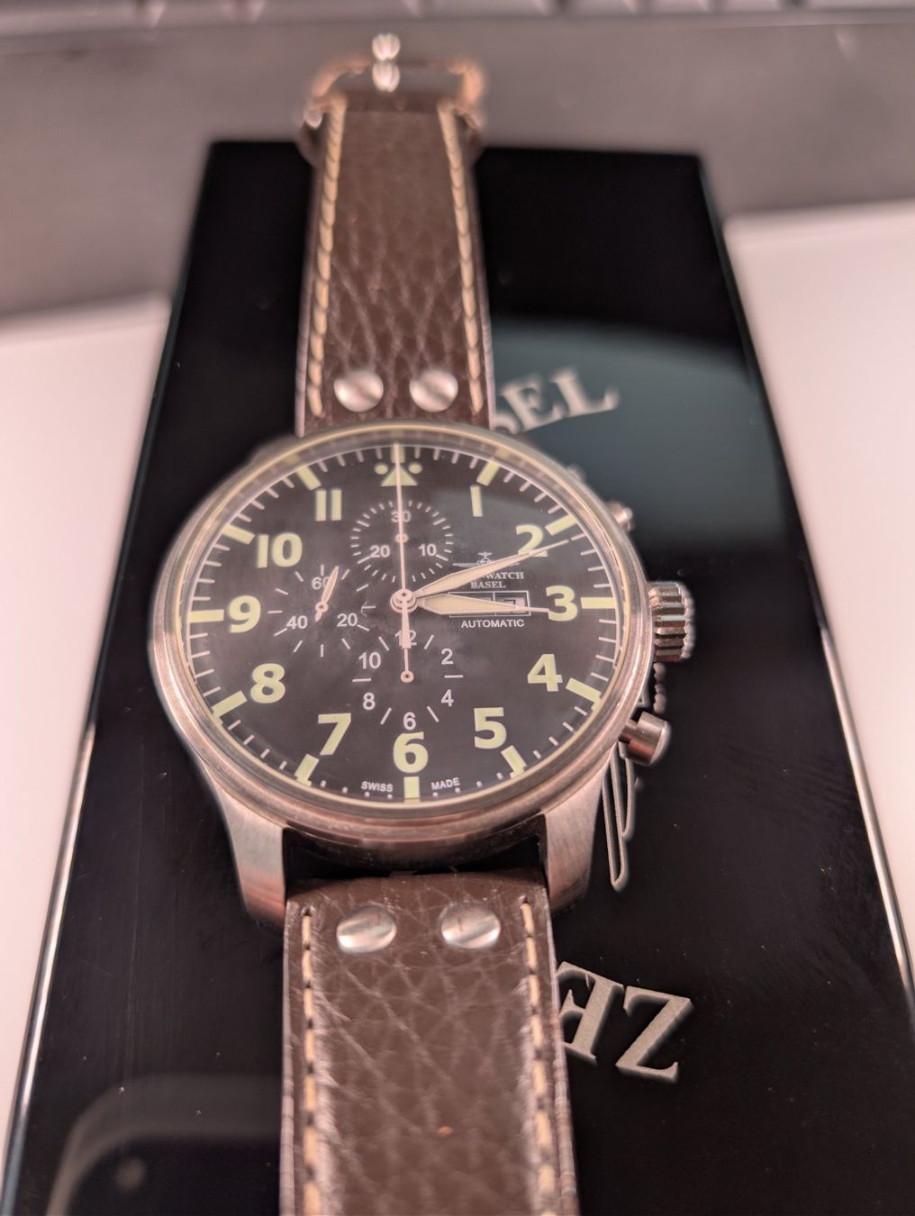 Zeno Uhren: Zeno Watch Basel Ref 10557 – Gebraucht aus Wynau von Zebrafurz 1