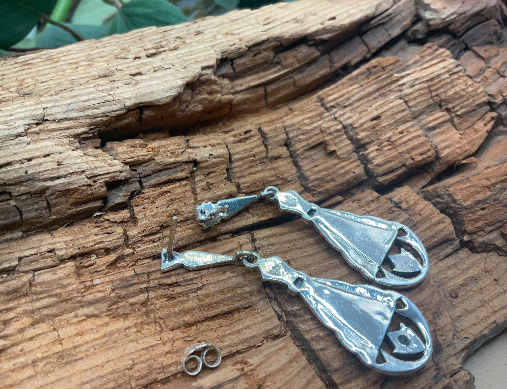 Orecchini pendenti & Orecchini a lobo: Vintage Ohrstecker mit Perlmutt – Nuovo e nell'imballaggio originale da Luzern venduto da S.Kern01 2