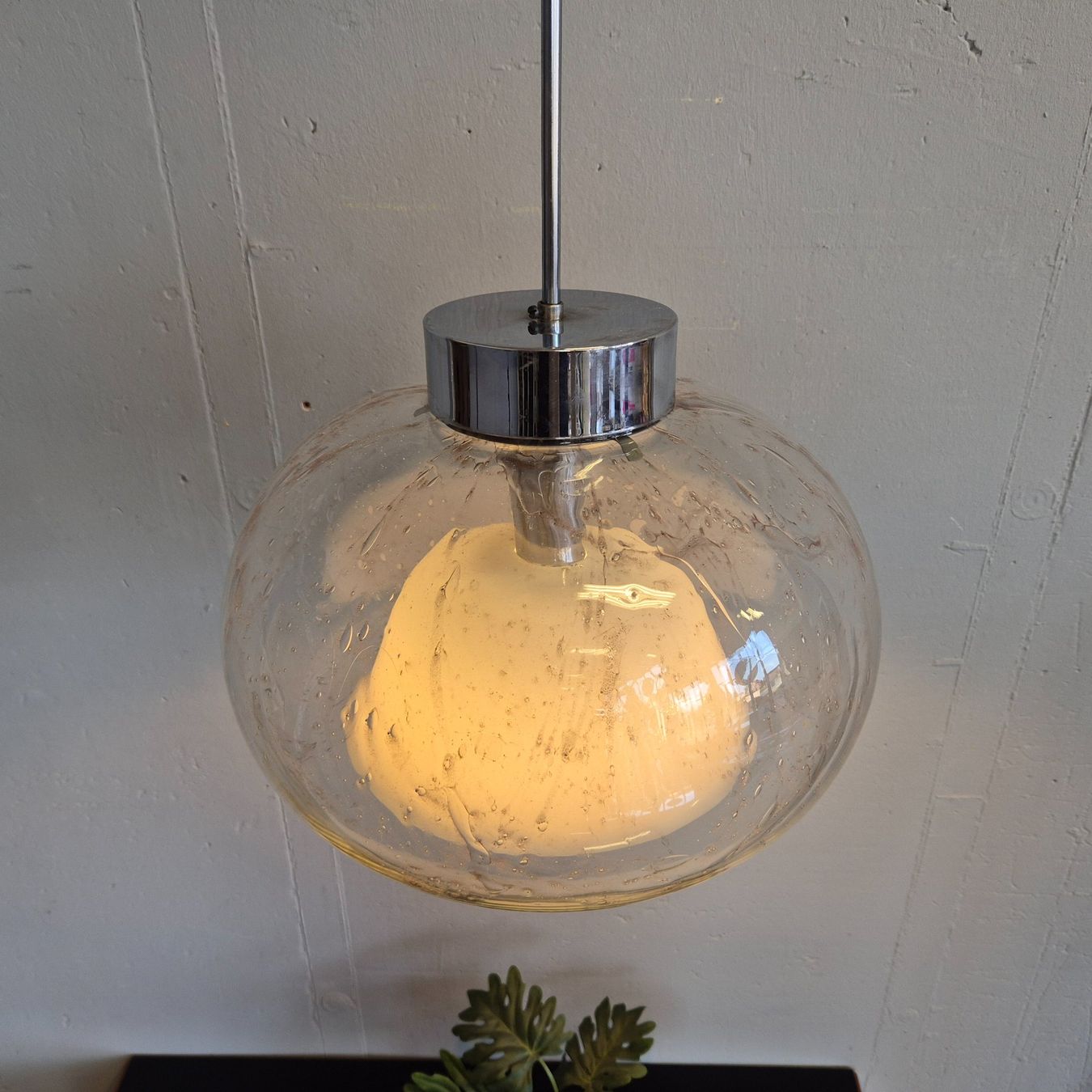 Kronleuchter & Deckenlampen: Doria Glas Hängeleuchte Deckenlampe Pendelleuchte Lampe – Gebraucht aus Nottwil von Wondewa-Shop