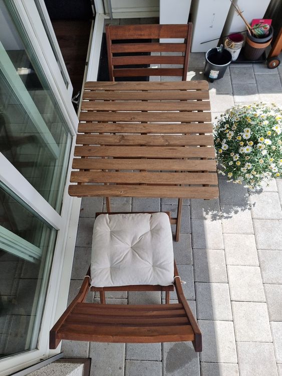 IKEA Garten/Balkontisch & Stühle Kaufen auf Ricardo