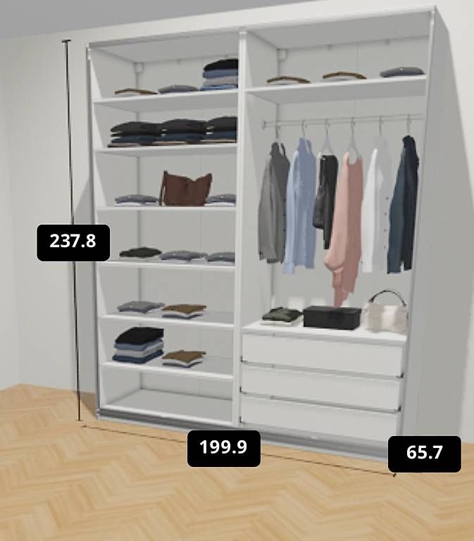 Armadi: Armoire IKEA PAX 200x66x238 – Usato da Lausanne venduto da tiagocas7183 3
