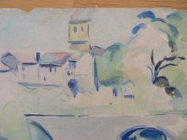 Ernest Pizzotti  1905-1984  Aquarell