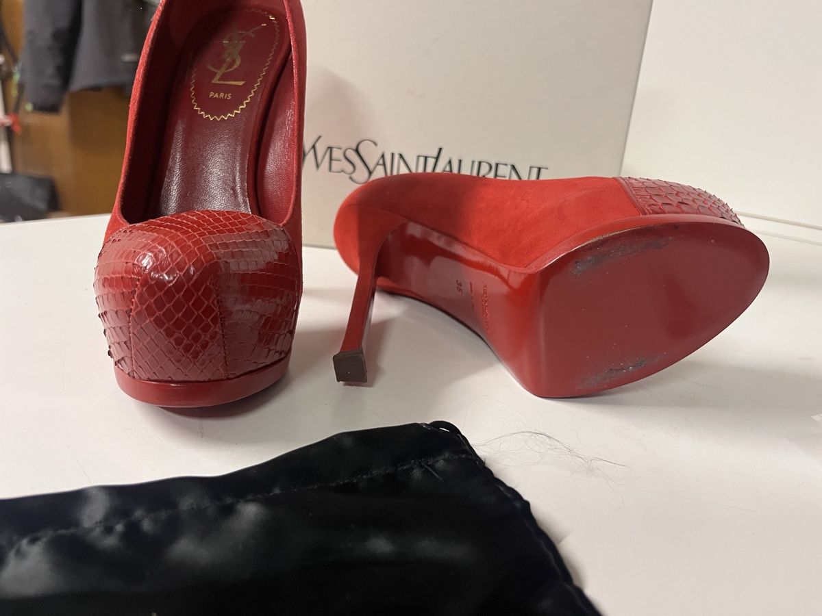 Saint Laurent Scarpe da donna: Escarpin Ysl 35 – Usato da Lausanne venduto da kamikazy 2