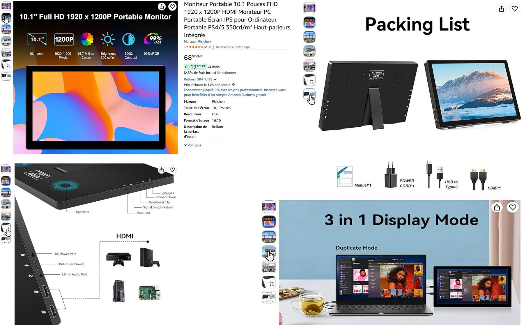 Monitore: Petit moniteur d'appoint – Neu und originalverpackt aus Satigny von carbone888
