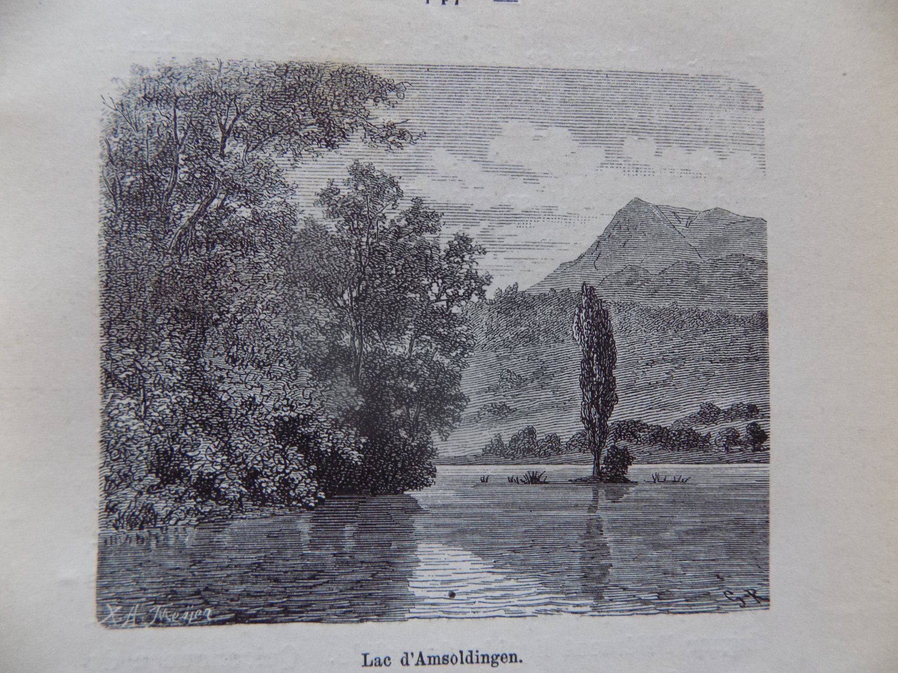 Gravures: Lac d' Amsoldingen – D'occasion à Risch par Antikfee 5