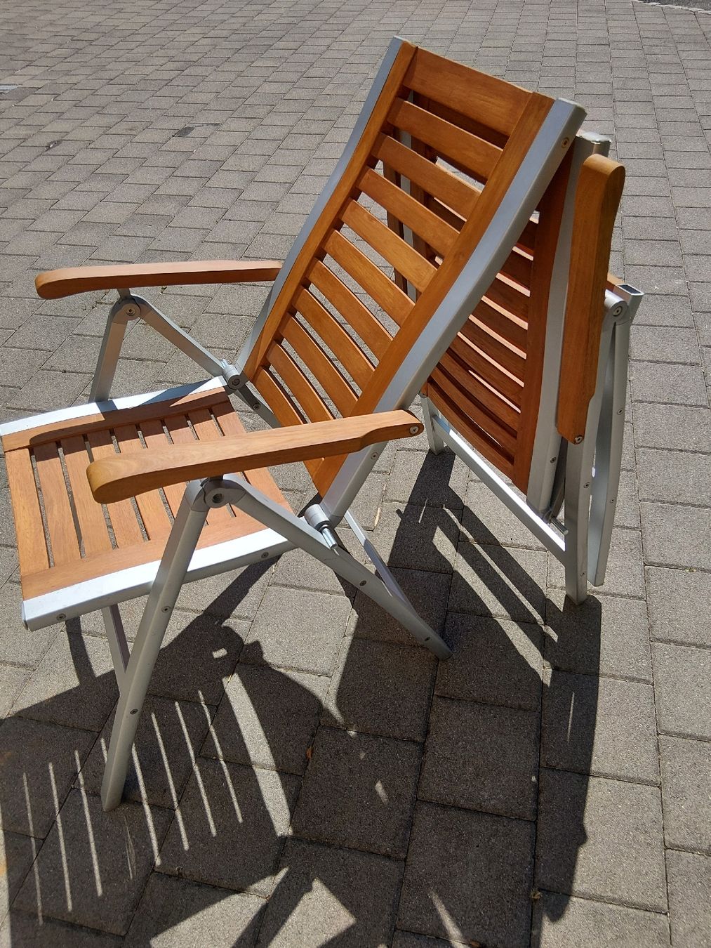 Chaises: 4 chaises pliable de jardin – D'occasion à Champoz par yokely 4