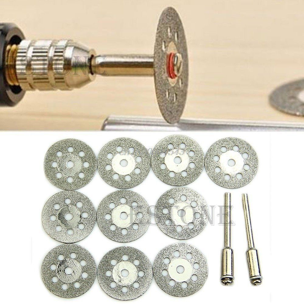 Tutti gli attrezzi: mini disque de coupe, 10pcs Mini-Schneidscheibe, 10 Stück – Nuovo e nell'imballaggio originale da Delémont venduto da musica1948 4