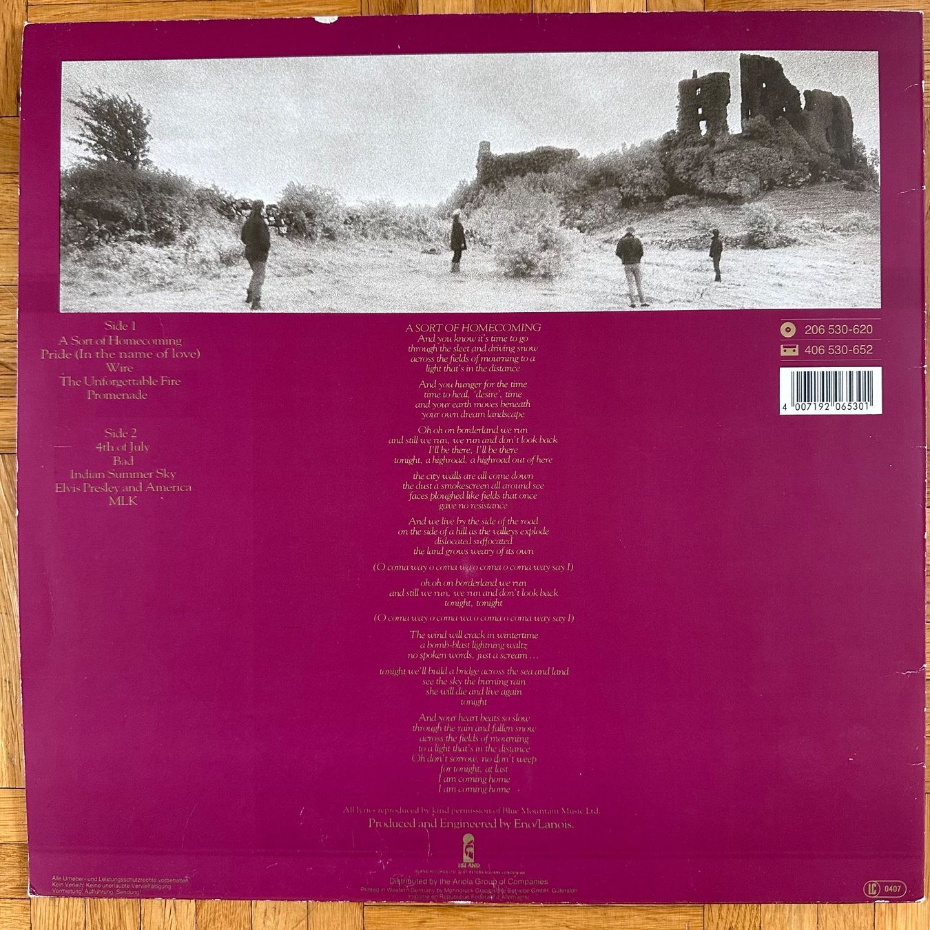 Dischi in vinile: LP - U2 - The Unforgettable Fire – Usato da Breganzona venduto da Onairda75 1