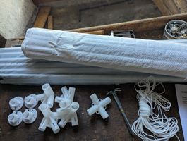 Neuer Pavillon JARA 3x3 m weiss – ungebraucht - komplett 