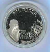Silbermedaille "Champagne Pol Roger". PP.
