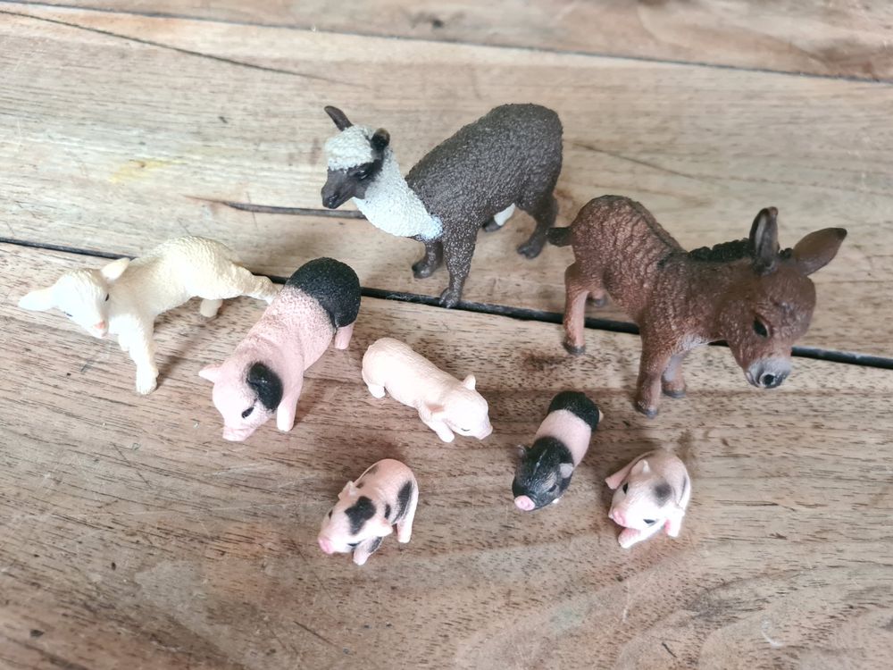 SCHLEICH Bauernhoftiere Set 8-tlg | Kaufen auf Ricardo
