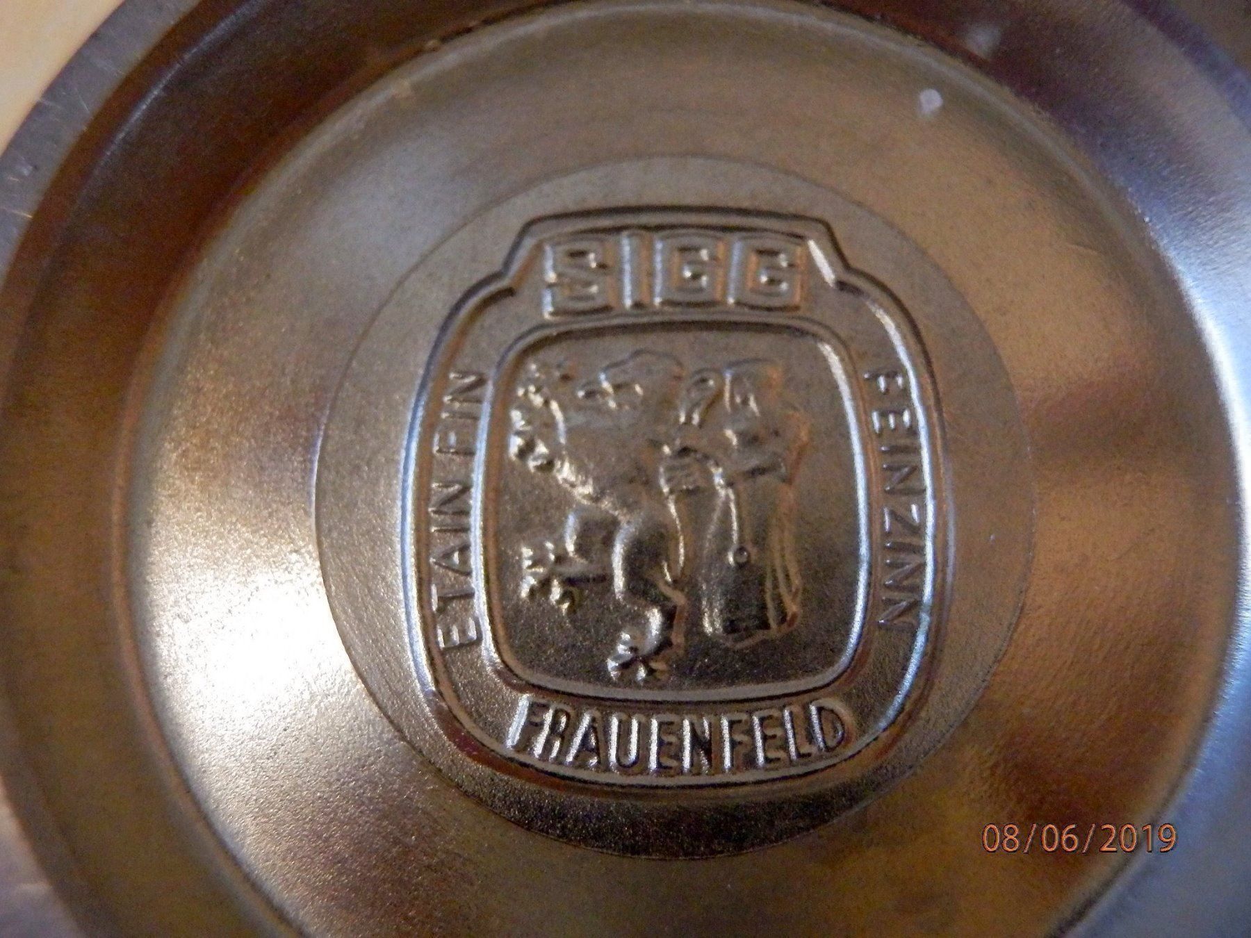 Caraffe: Zinnkrug mit 6 Becher, H.J. Geneve – Usato da Ueberstorf venduto da dinbau 8
