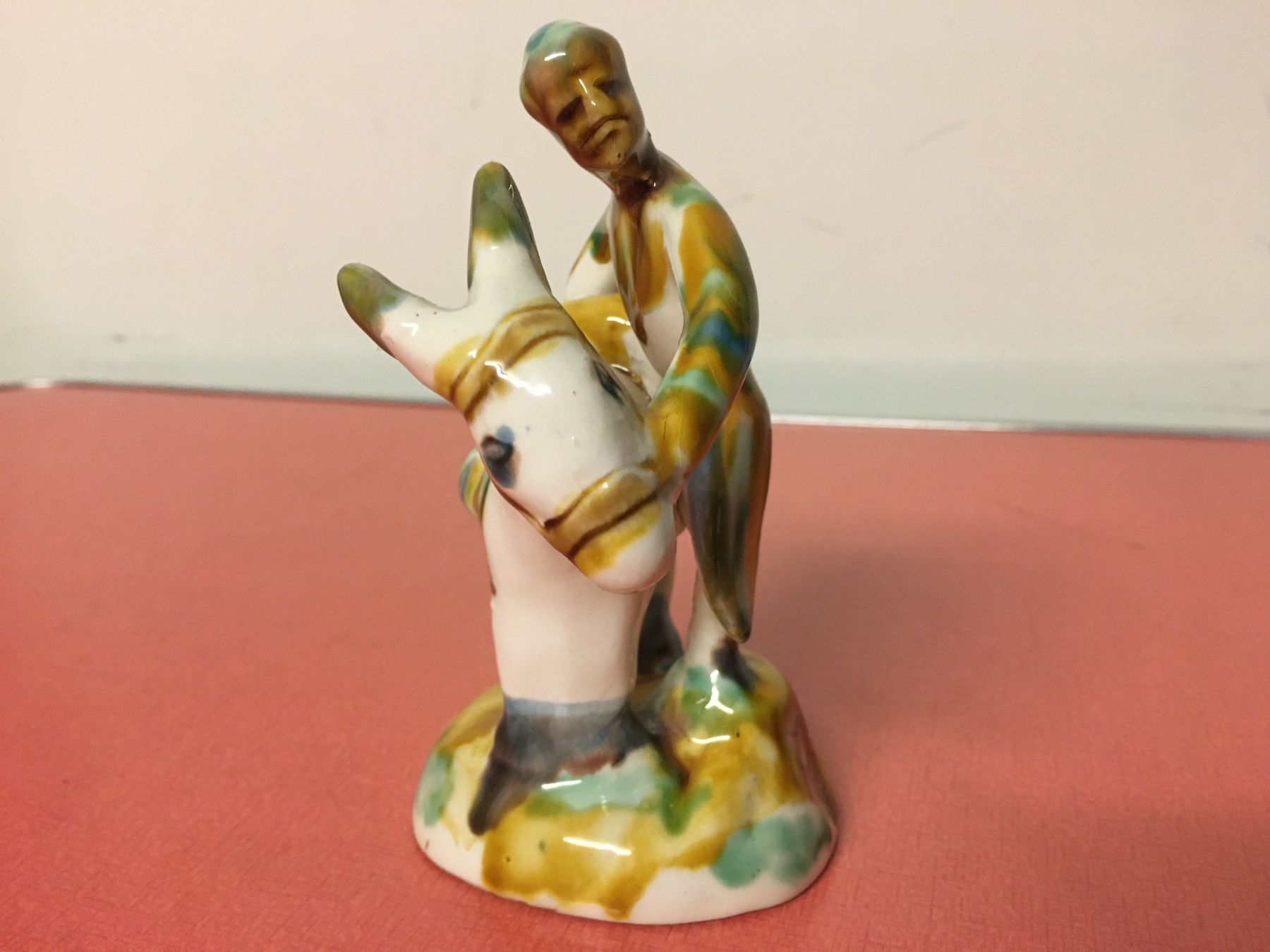 Statuette: Wunderschöne Keramik Figur Hand Bemalt. – Usato da Lanzenhäusern venduto da vic63 1