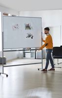 neues Mobiles Whiteboard, mit drehbarer Tafel, ohne Räder