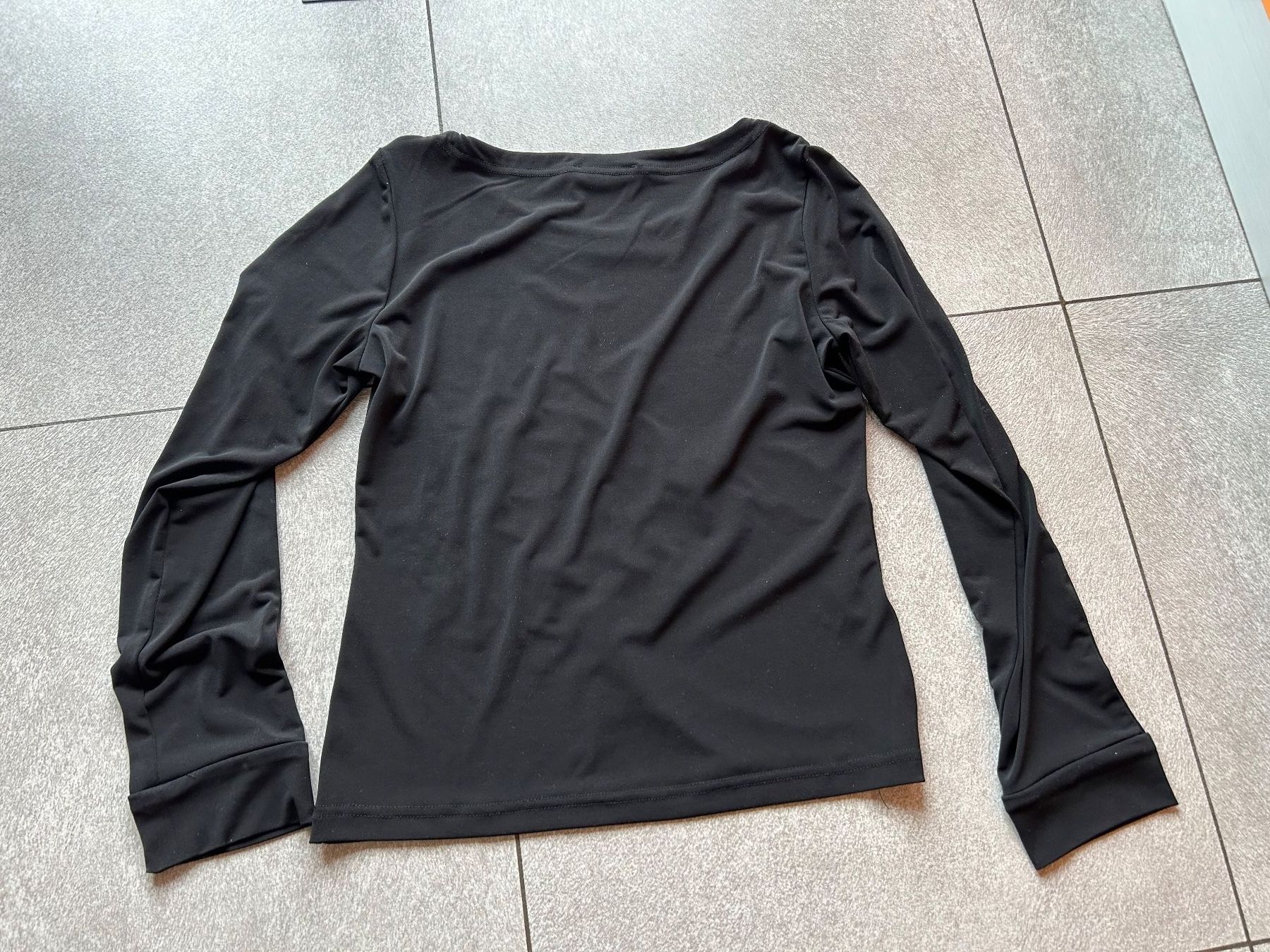 T-shirt: Shirt langarm fleur de rose noire GR. M – Usato da Arbedo venduto da nadia1973 3