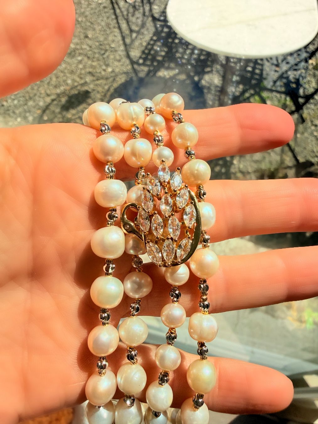 Catenine: Collier de perles Isadora – Nuovo e nell'imballaggio originale da St-Maurice venduto da Sandrinette123 3