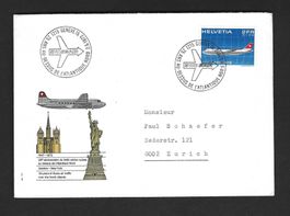 CH FDC Swissair