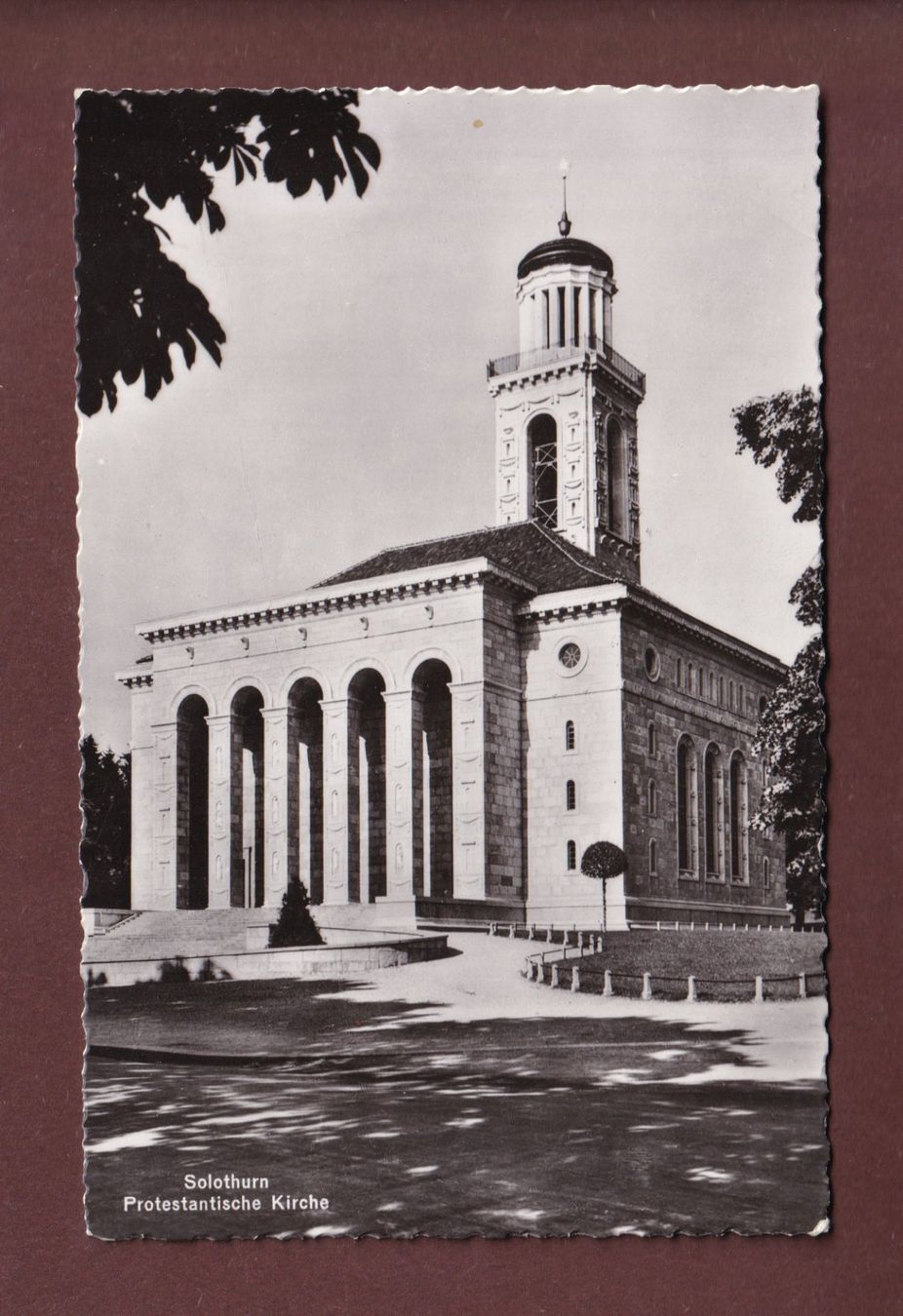 Cartoline postali: SOLOTHURN - Protestantische Kirche – Usato da Pully venduto da nicecards-shop