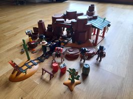 Playmobil 5246 Western Goldmine, gebraucht, viel Zubehör