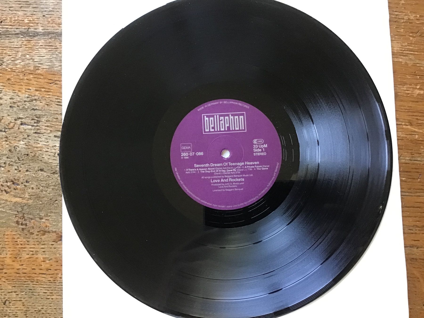 Dischi in vinile: LP Love and Rockets – Usato da Fully venduto da Ruby97 4